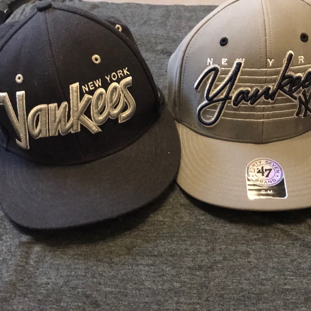 NY Yankees caps. Never Worn. Display Only.